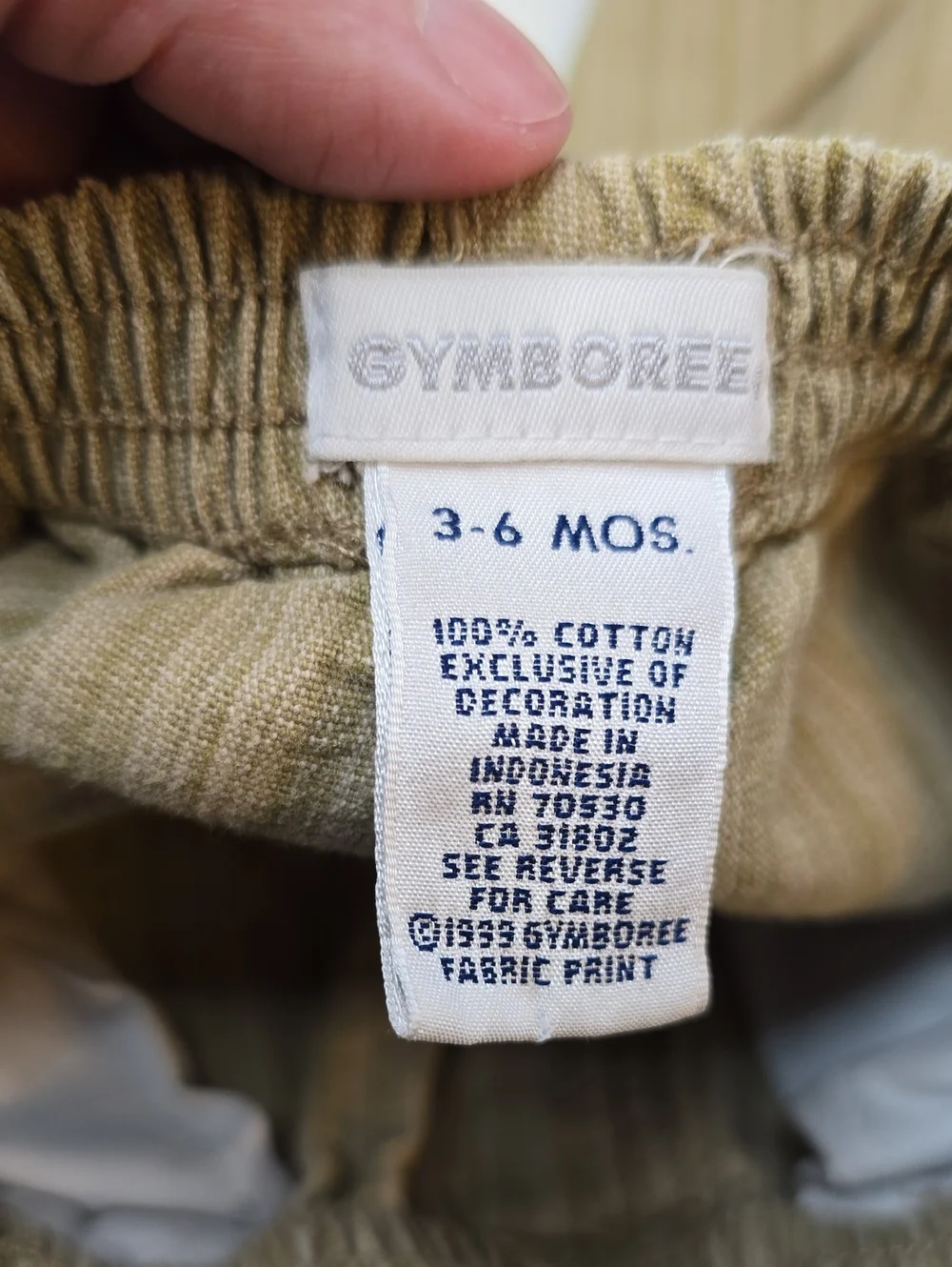 Vintage Gymboree Tshirt And Pants Bundle
